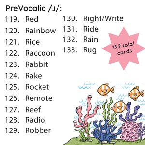 Prevocalic and Vocalic R