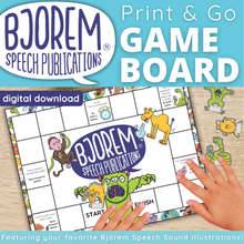 {Bjorem Speech} No Prep Printable Game Board - Download