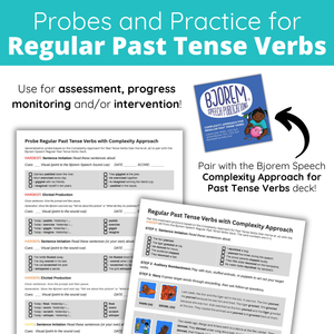 Probes and Practice for Regular Past Tense Verbs | Complexity Approach - Download