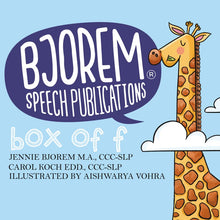 Box of F - Speech Therapy Picture Cards