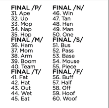 Cycles Intervention: Initial & Final Consonant Deletion Phonology Targets