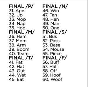 Cycles Intervention: Initial & Final Consonant Deletion Phonology Targets