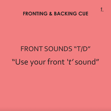 Minimal Pairs: Fronting & Backing