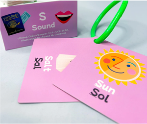 S Sound | Sonido S - Bilingual Flashcards for Speech Therapy