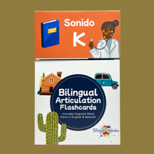 K Sound | Sonido K - Bilingual Flashcards for Speech Therapy