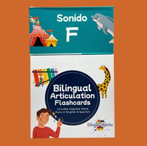 F Sound | Sonido F - Bilingual Flashcards for Speech Therapy