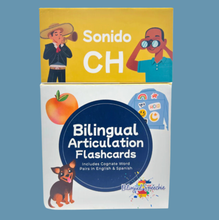 CH Sound | Sonido CH - Bilingual Flashcards for Speech Therapy