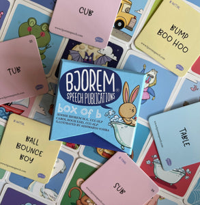 Box of B - Speech Therapy Picture Cards